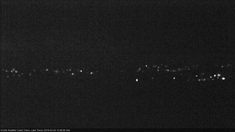 Lake Travis webcam, March 23, 2019 11:50 PM CT