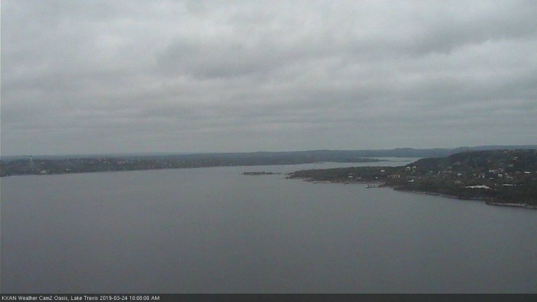 Lake Travis webcam, March 24, 2019 9:10 AM CT