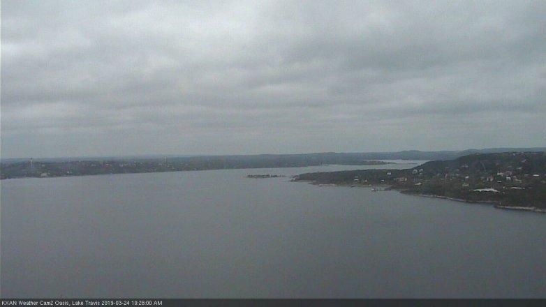 Lake Travis webcam, March 24, 2019 9:30 AM CT
