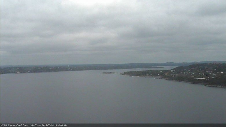 Lake Travis webcam, March 24, 2019 9:35 AM CT