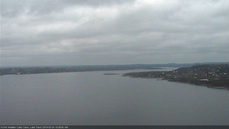 Lake Travis webcam, March 24, 2019 9:40 AM CT