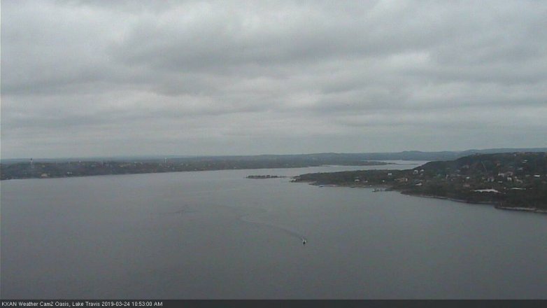 Lake Travis webcam, March 24, 2019 9:55 AM CT
