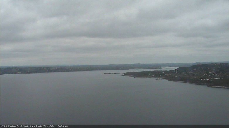 Lake Travis webcam, March 24, 2019 10:00 AM CT