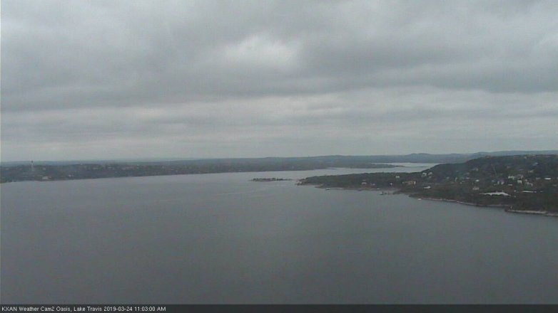 Lake Travis webcam, March 24, 2019 10:05 AM CT