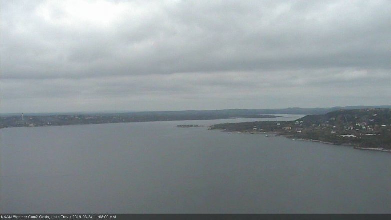 Lake Travis webcam, March 24, 2019 10:10 AM CT