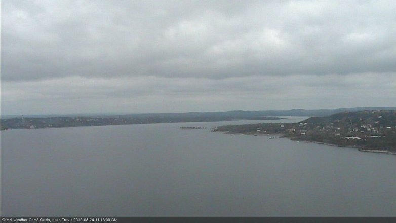Lake Travis webcam, March 24, 2019 10:15 AM CT