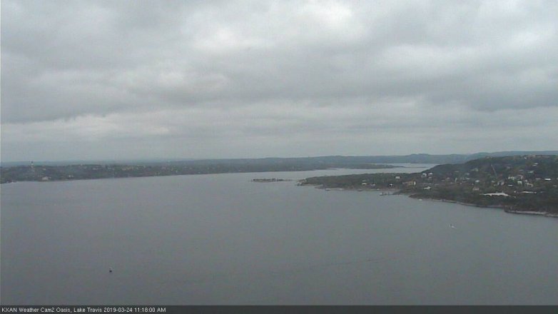 Lake Travis webcam, March 24, 2019 10:20 AM CT