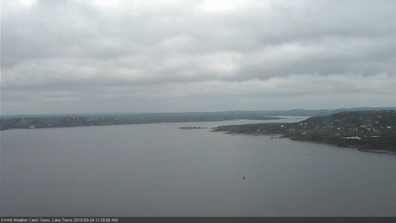 Lake Travis webcam, March 24, 2019 10:30 AM CT