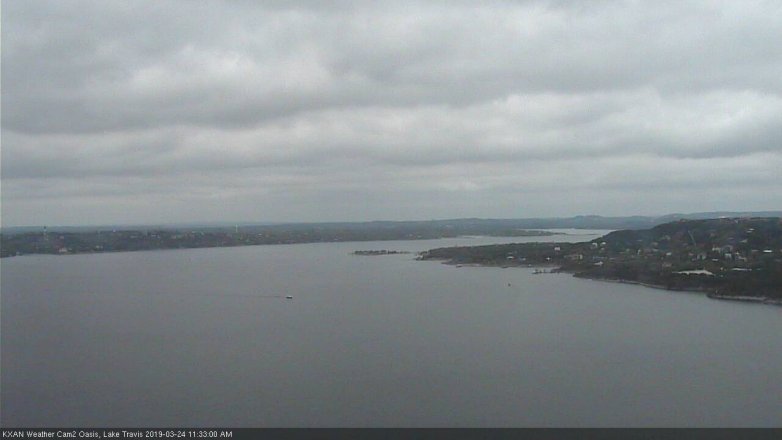 Lake Travis webcam, March 24, 2019 10:35 AM CT