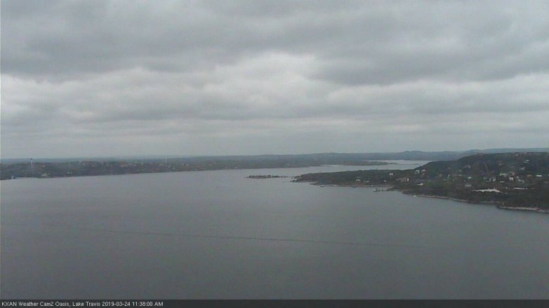 Lake Travis webcam, March 24, 2019 10:40 AM CT