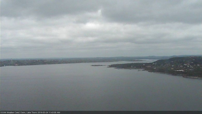 Lake Travis webcam, March 24, 2019 10:45 AM CT