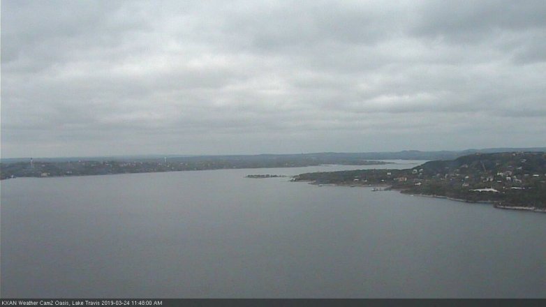Lake Travis webcam, March 24, 2019 10:50 AM CT