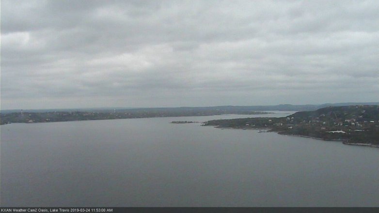 Lake Travis webcam, March 24, 2019 10:55 AM CT