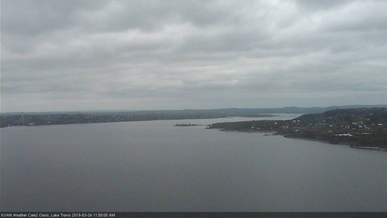 Lake Travis webcam, March 24, 2019 11:00 AM CT