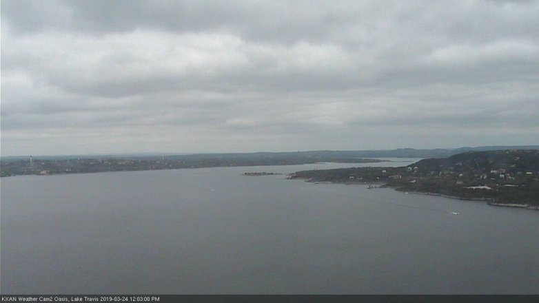 Lake Travis webcam, March 24, 2019 11:05 AM CT