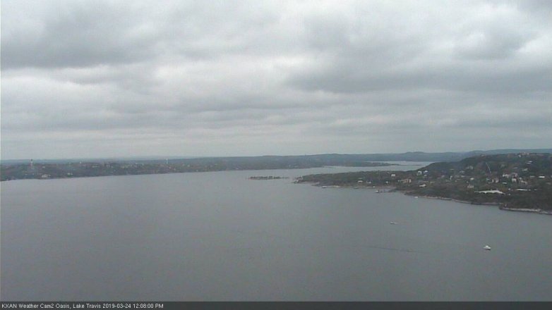 Lake Travis webcam, March 24, 2019 11:10 AM CT