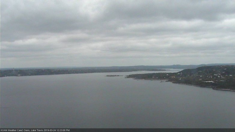 Lake Travis webcam, March 24, 2019 11:25 AM CT