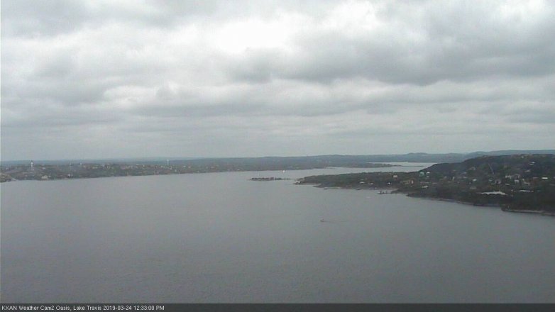 Lake Travis webcam, March 24, 2019 11:35 AM CT