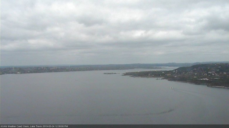 Lake Travis webcam, March 24, 2019 11:40 AM CT