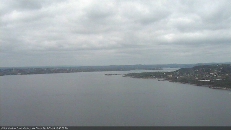 Lake Travis webcam, March 24, 2019 11:45 AM CT