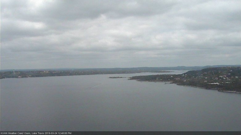 Lake Travis webcam, March 24, 2019 11:50 AM CT