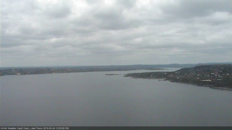 Lake Travis webcam, March 24, 2019 11:55 AM CT