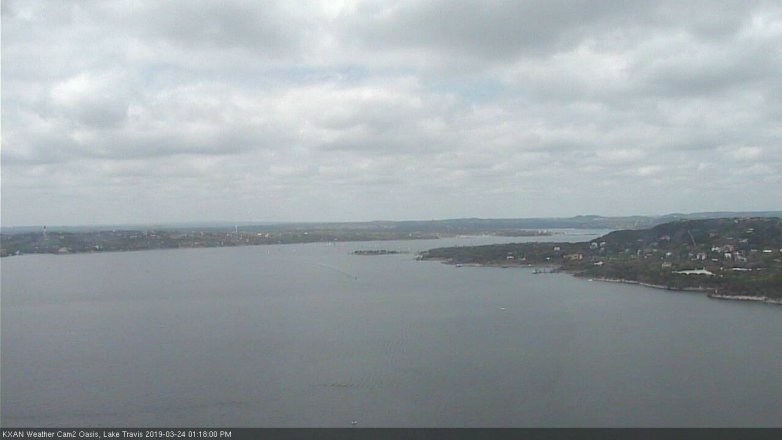 Lake Travis webcam, March 24, 2019 12:20 PM CT