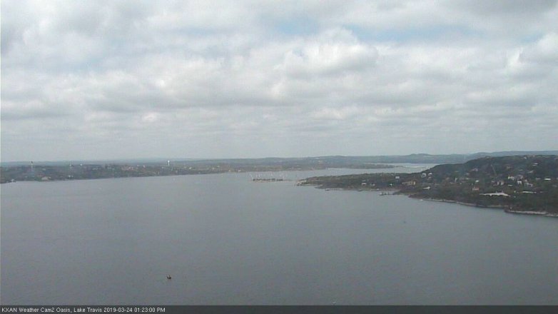 Lake Travis webcam, March 24, 2019 12:25 PM CT