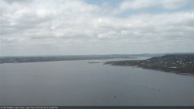 Lake Travis webcam, March 24, 2019 12:35 PM CT