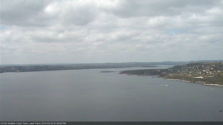 Lake Travis webcam, March 24, 2019 12:50 PM CT