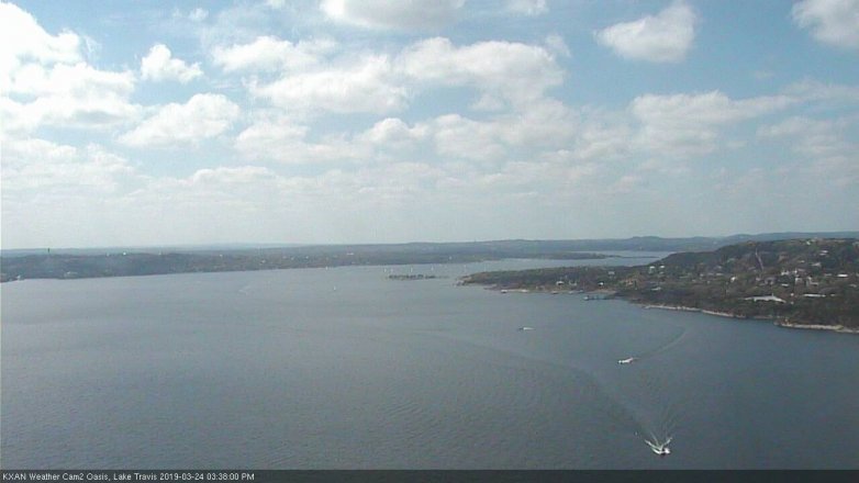 Lake Travis webcam, March 24, 2019 2:40 PM CT
