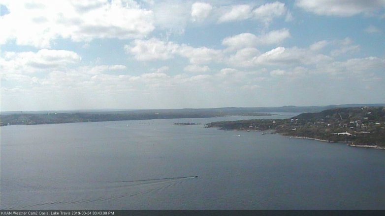 Lake Travis webcam, March 24, 2019 2:45 PM CT