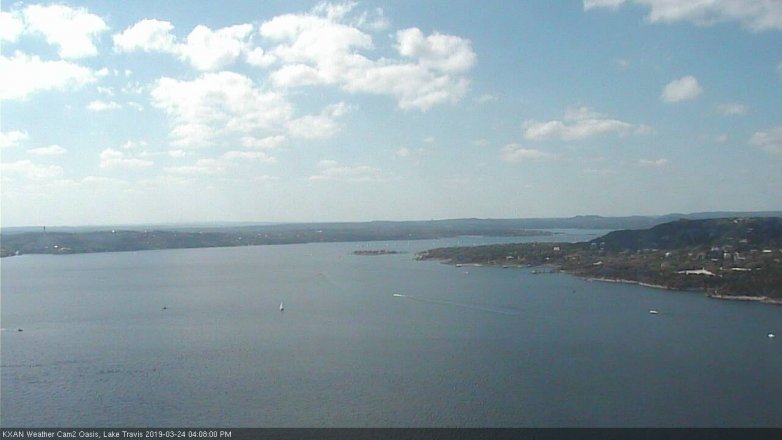 Lake Travis webcam, March 24, 2019 3:10 PM CT