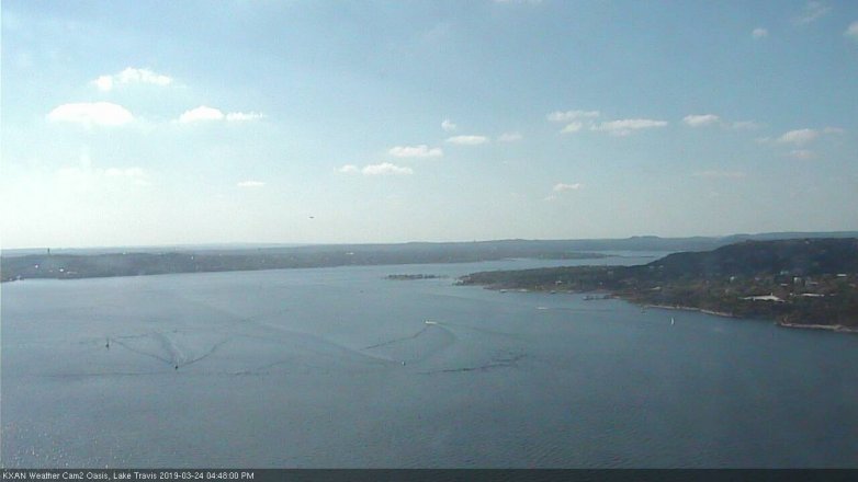Lake Travis webcam, March 24, 2019 3:50 PM CT