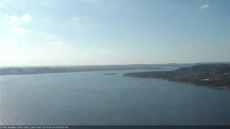 Lake Travis webcam, March 24, 2019 4:10 PM CT