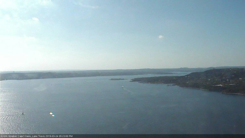 Lake Travis webcam, March 24, 2019 4:25 PM CT