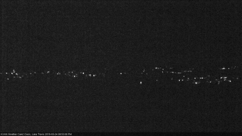 Lake Travis webcam, March 24, 2019 7:55 PM CT