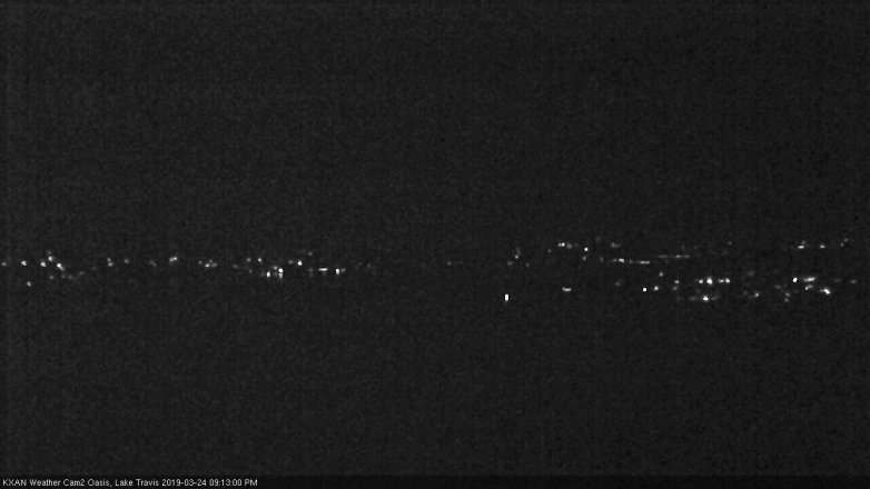 Lake Travis webcam, March 24, 2019 8:15 PM CT
