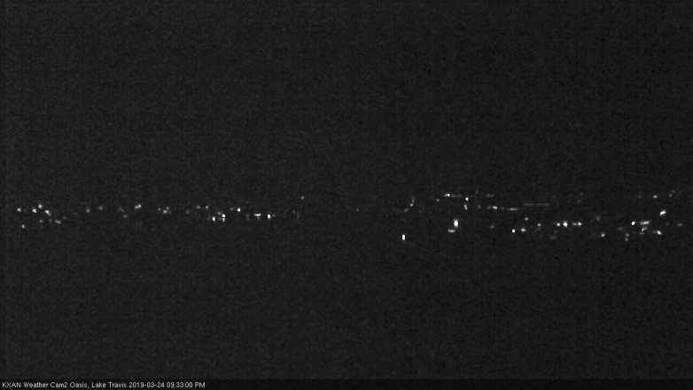 Lake Travis webcam, March 24, 2019 8:35 PM CT