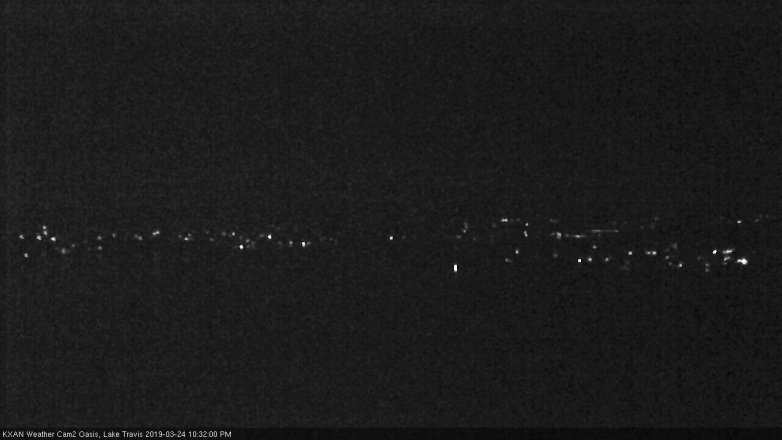 Lake Travis webcam, March 24, 2019 9:35 PM CT