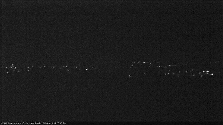 Lake Travis webcam, March 24, 2019 10:25 PM CT