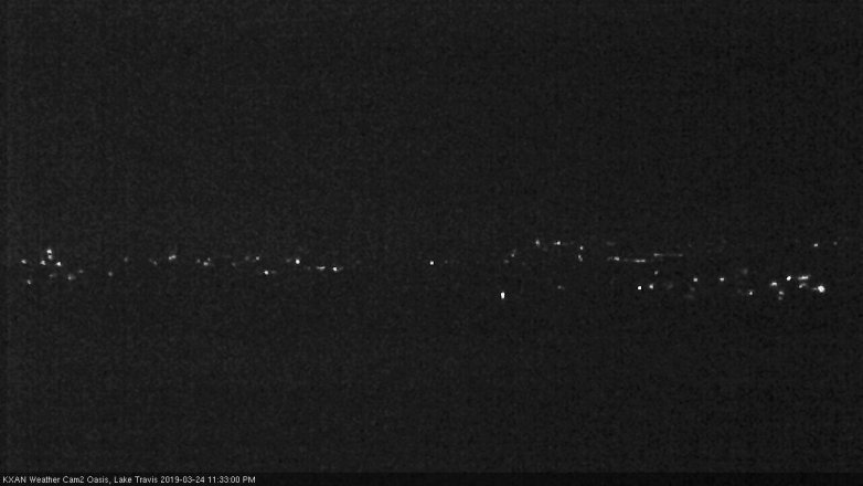 Lake Travis webcam, March 24, 2019 10:35 PM CT