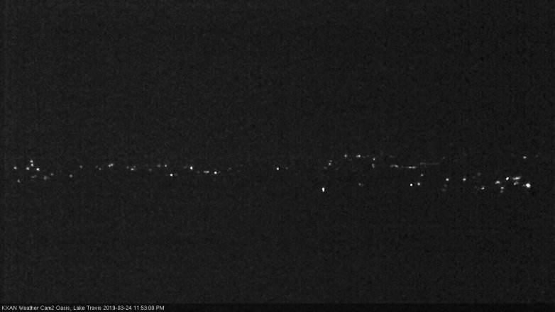 Lake Travis webcam, March 24, 2019 10:55 PM CT