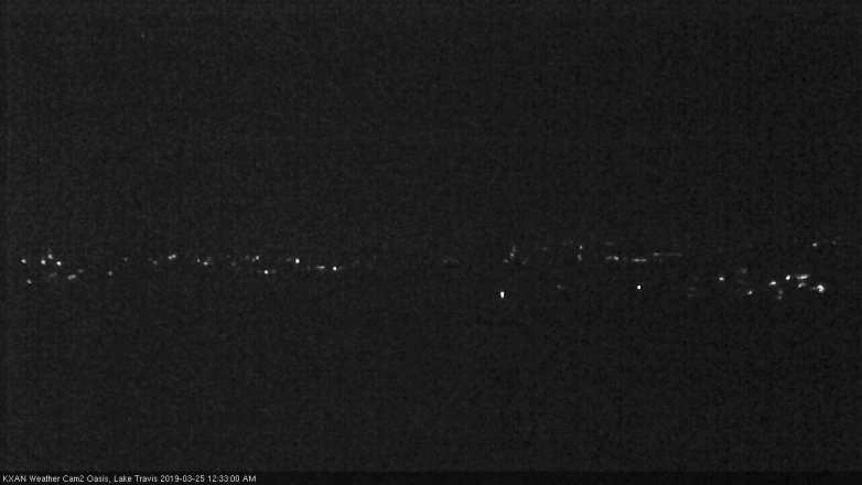 Lake Travis webcam, March 24, 2019 11:35 PM CT