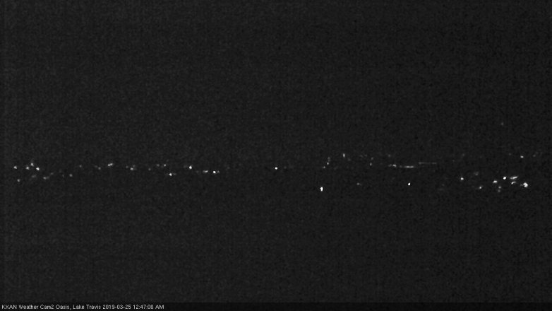 Lake Travis webcam, March 24, 2019 11:50 PM CT