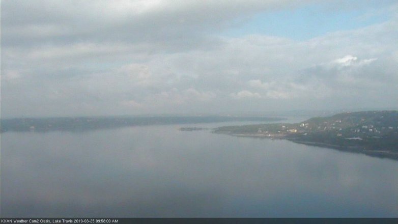 Lake Travis webcam, March 25, 2019 9:00 AM CT