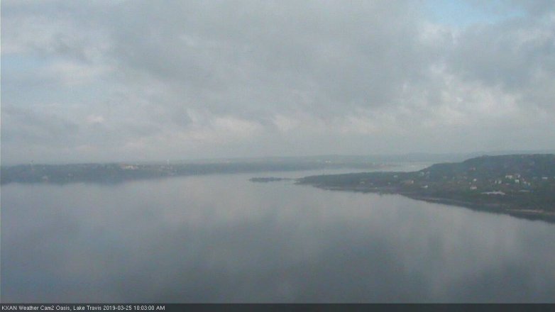 Lake Travis webcam, March 25, 2019 9:05 AM CT