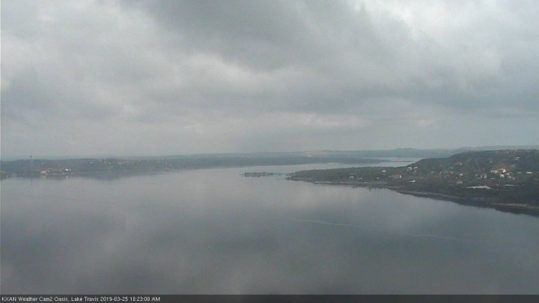 Lake Travis webcam, March 25, 2019 9:25 AM CT
