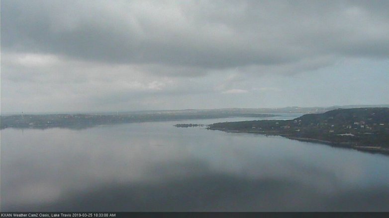Lake Travis webcam, March 25, 2019 9:35 AM CT