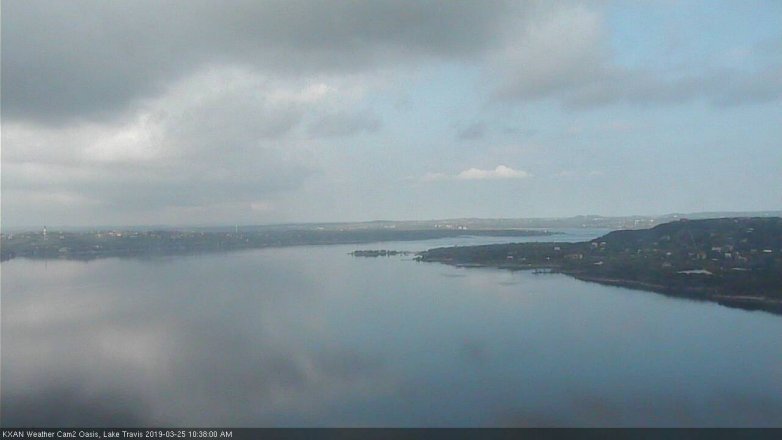 Lake Travis webcam, March 25, 2019 9:40 AM CT